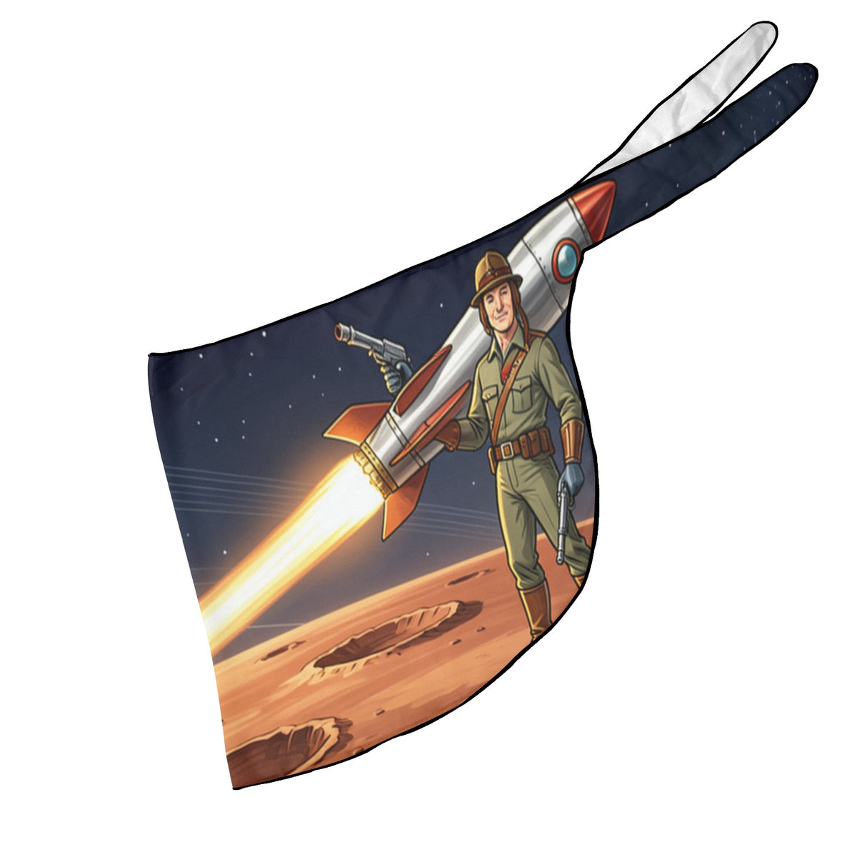 Buck Rogers Copper Planet Beach Sarong Wrap (QUE)