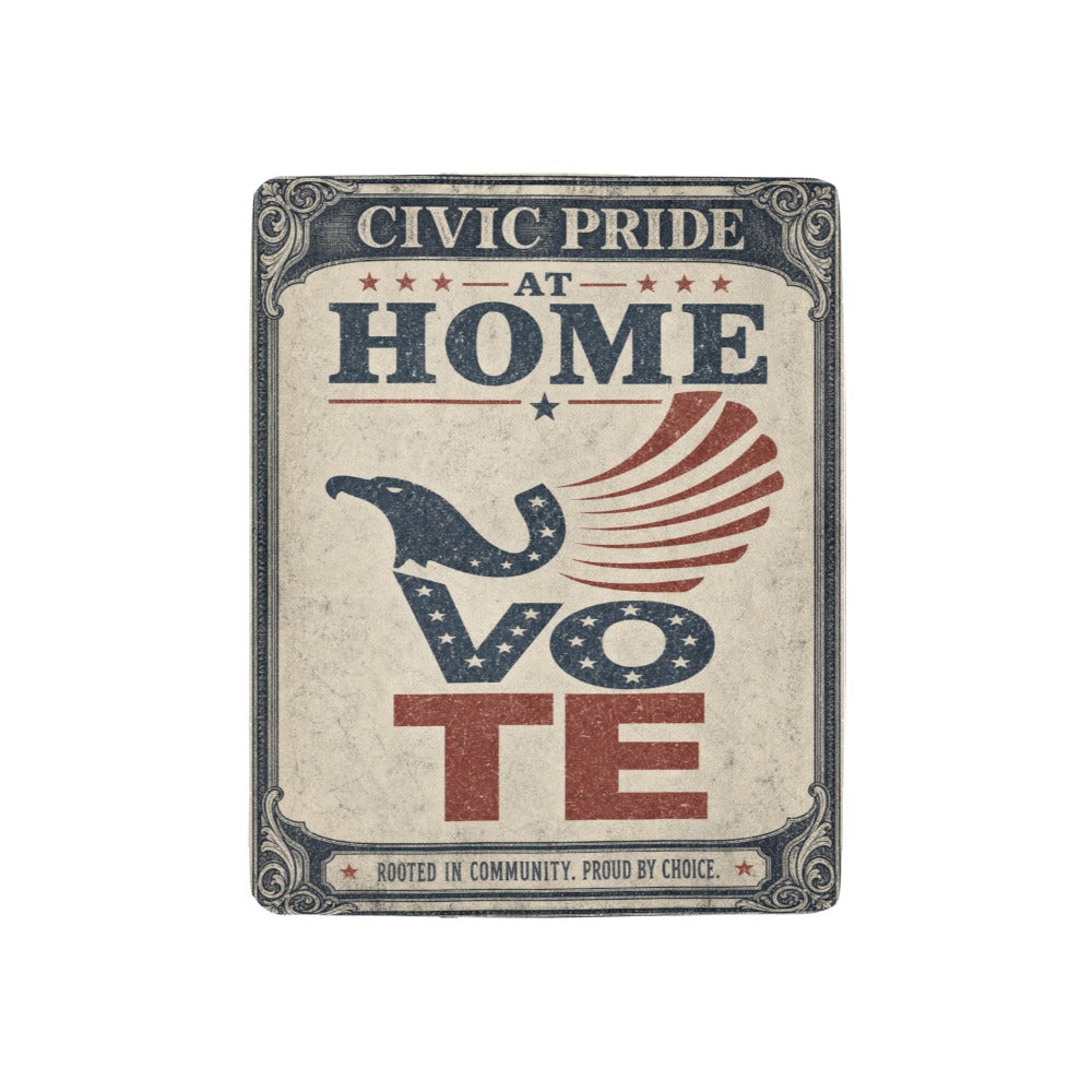 Civic Pride at Home 32 x 48 in Micro Fleece Blanket