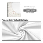 Five Star Hotel Stripe Fitted Sheet 39x75x13inch (QUE)