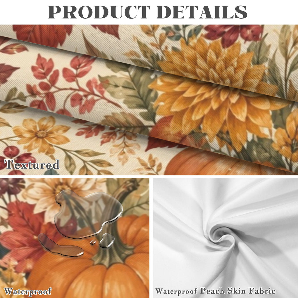 Chintz 178cm x 140cm Rectangular Tablecloth 70x55inch (QUE)