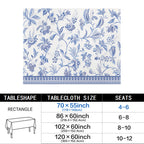 Peach Pear 178cm x 140cm Rectangular Tablecloth 70x55inch (QUE)