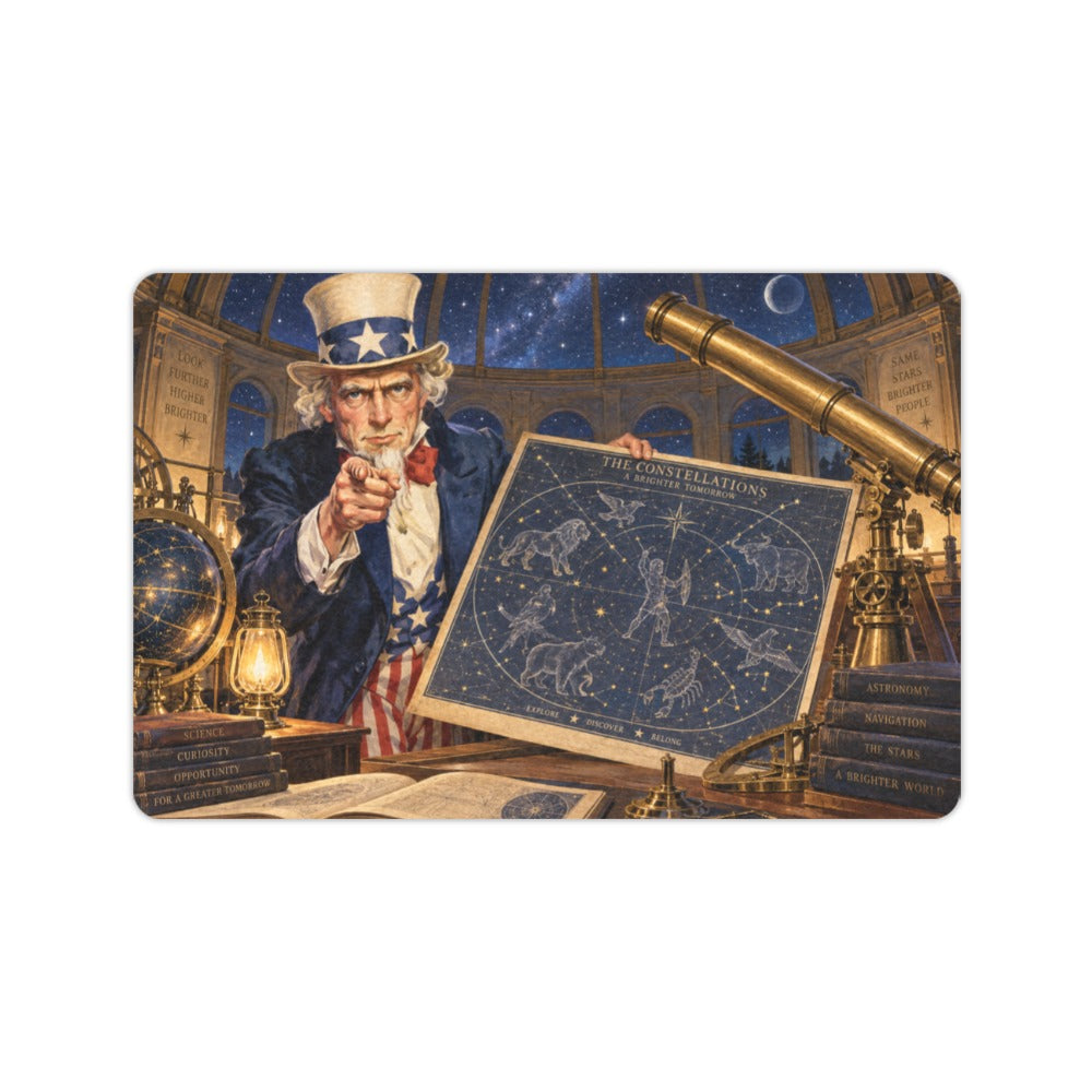 Uncle Sam Star Map 23.6 x 15.7 in Doormat