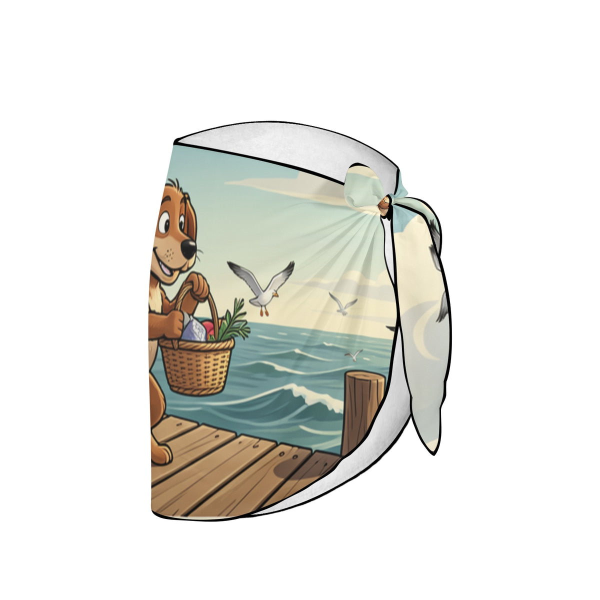 Windy Pier Pluto Beach Sarong Wrap (QUE)