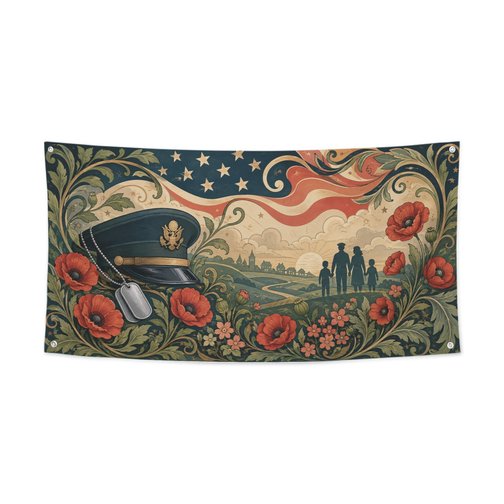 Garden of Honor 47 x 24 in Festival Banner
