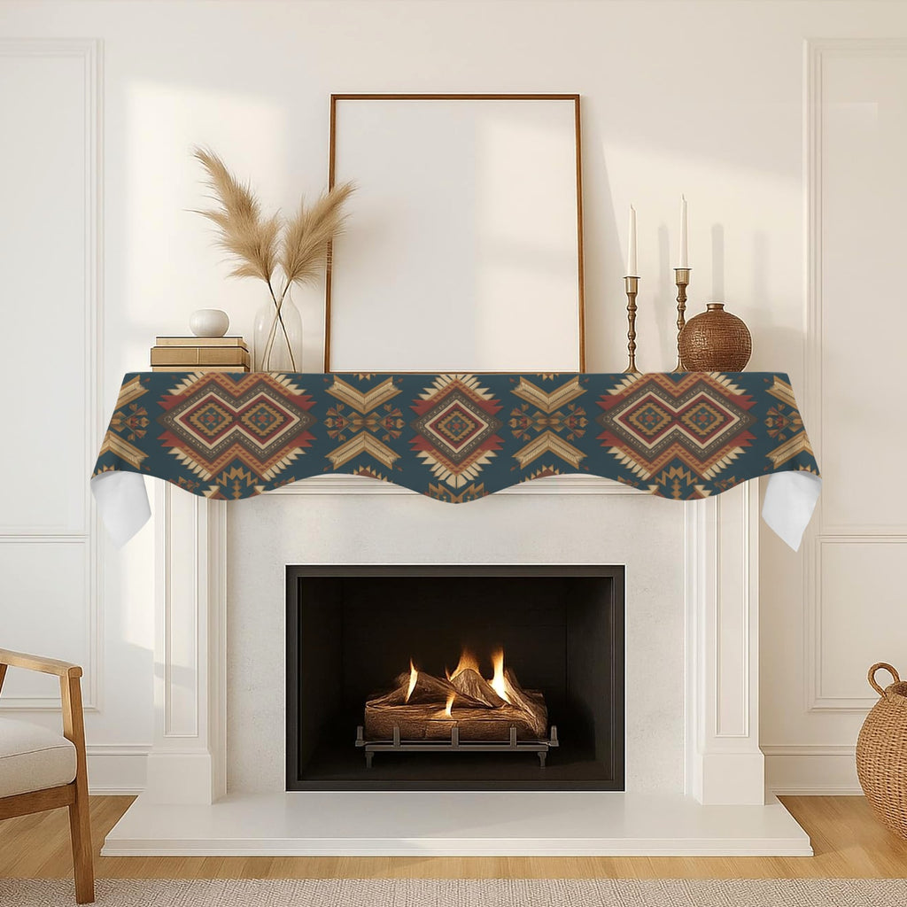 Whimsical Snow Globe Shelf 200cm x 43.1cm Fireplace Cloth (QUE)