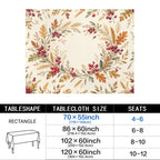 Cranberry 178cm x 140cm Rectangular Tablecloth 70x55inch (QUE)