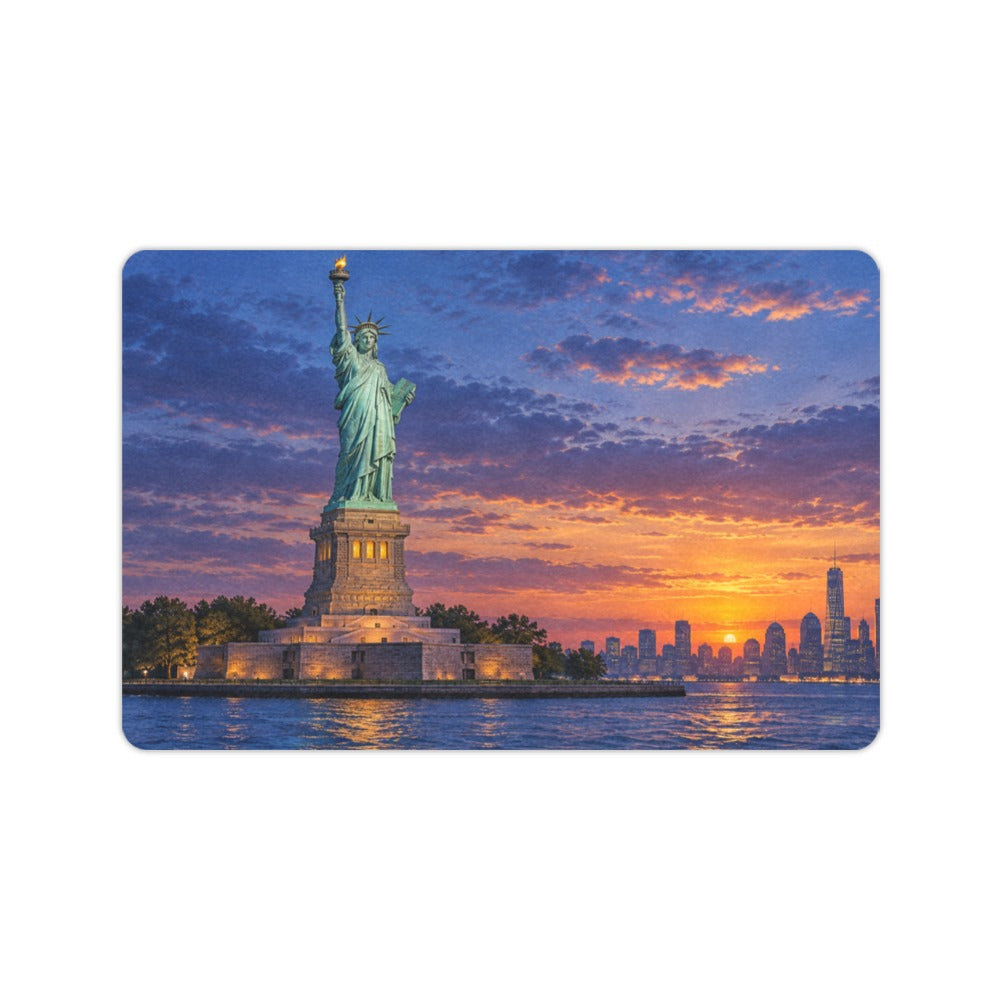 Seven-Ray Crown Blue Hour 23.6 x 15.7 in Doormat