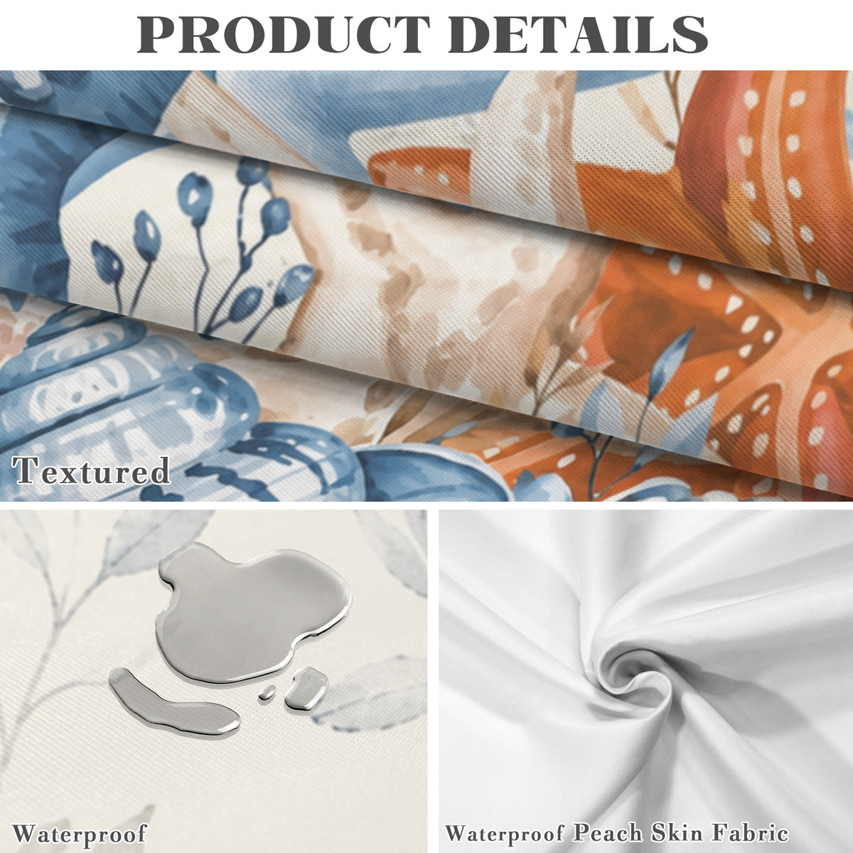 French Farmhouse 178cm x 140cm Rectangular Tablecloth 70x55inch (QUE)