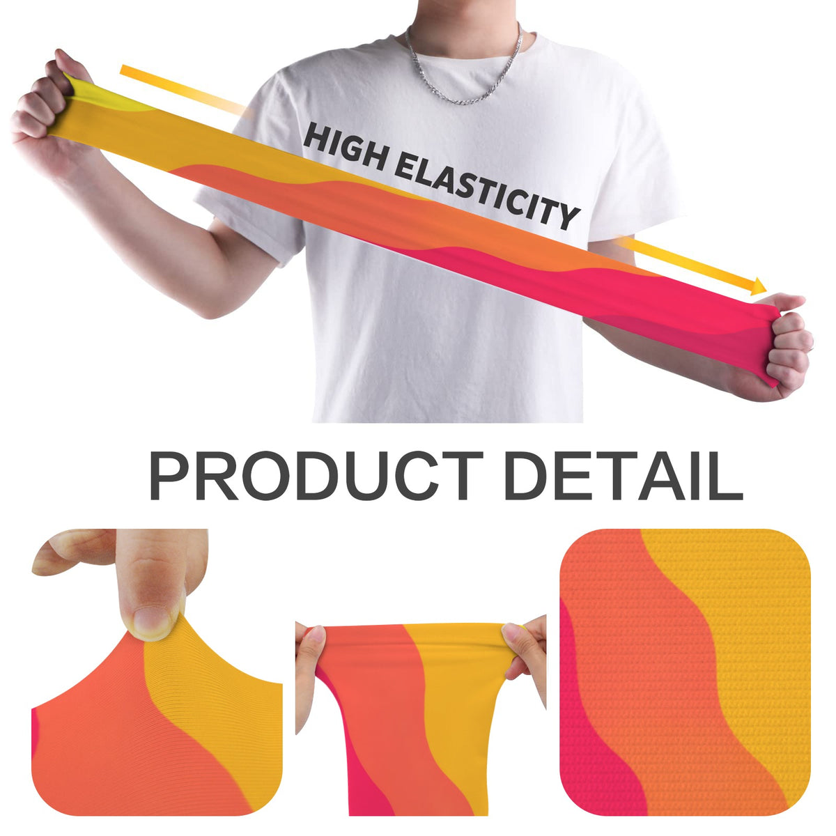 Sunset Groove Stripes Arm Sleeves 38cm (1-Pack) (QUE)