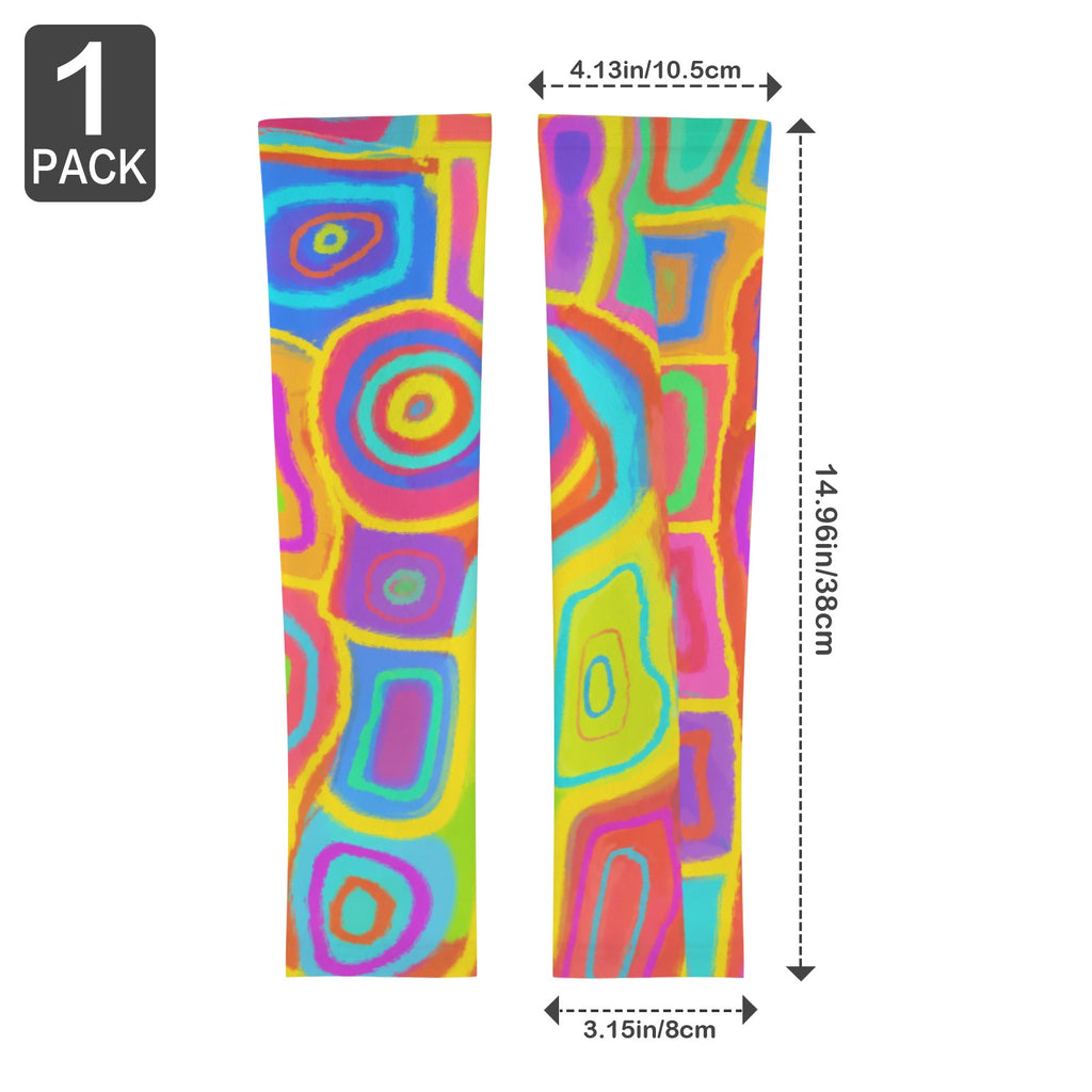 Jack O Lantern Grin Arm Sleeves 38cm (1-Pack) (QUE)