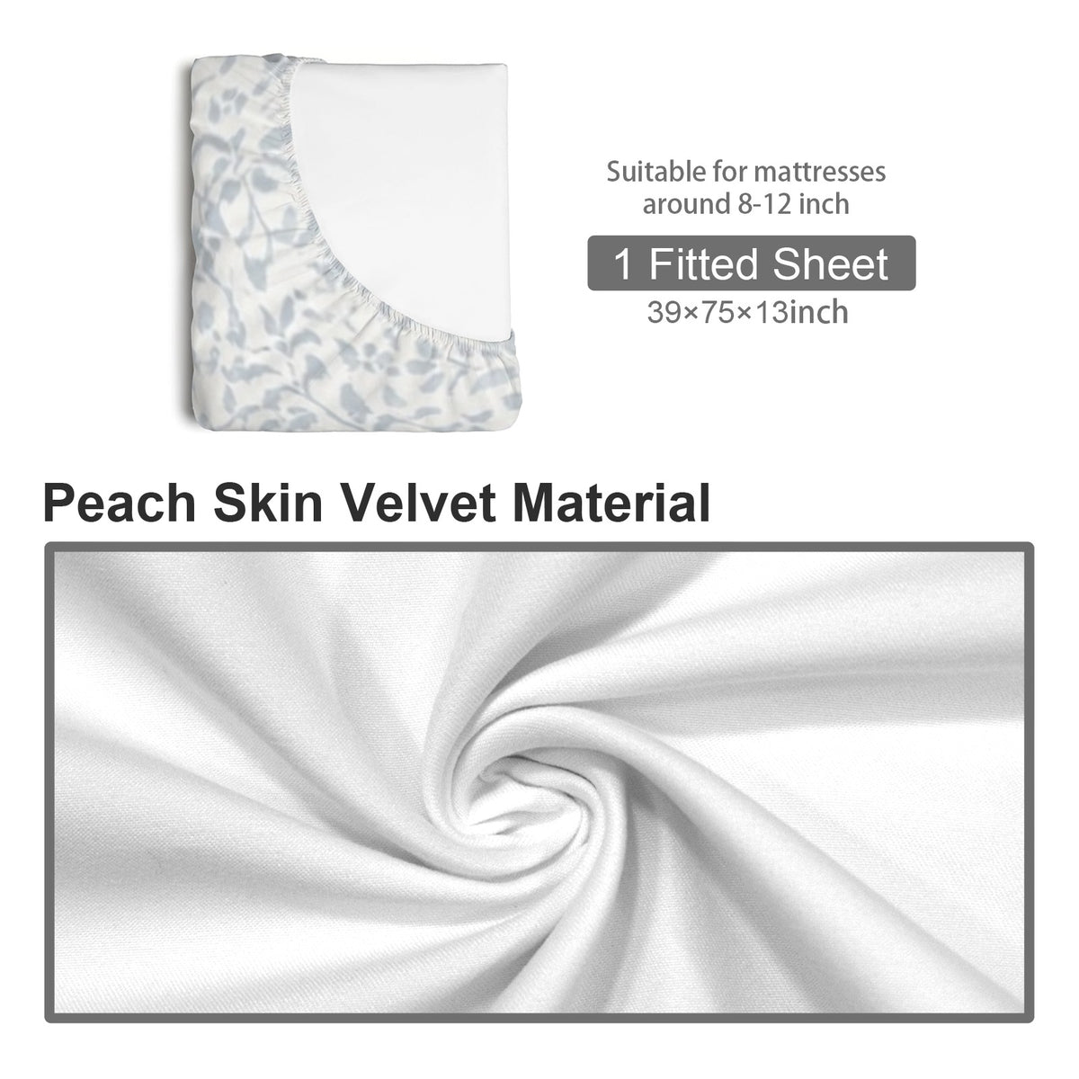 Extra Celestial Sleep Portal Fitted Sheet 39x75x13inch (QUE)