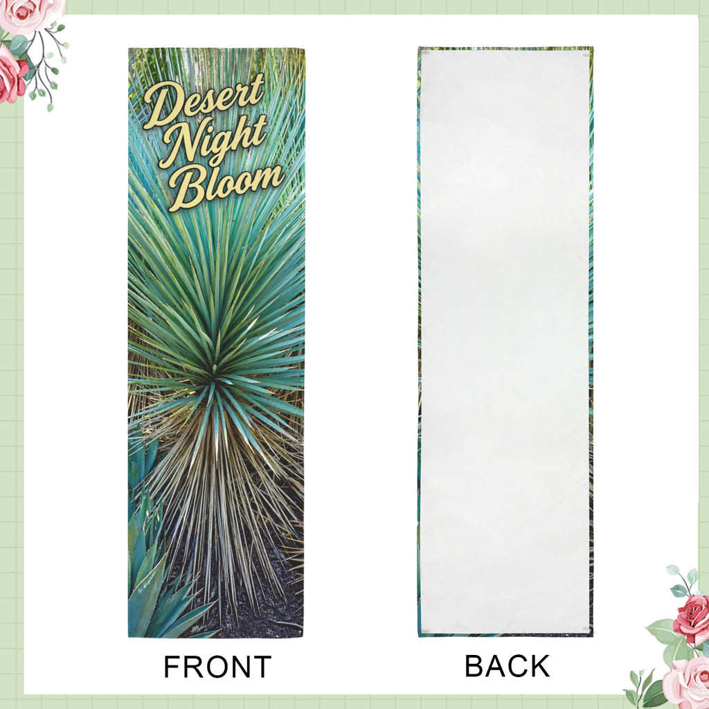 Desert Night Bloom 12 x 40 in Polyester Peach Skin Tapestry