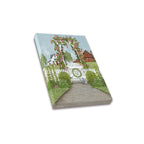 Country Garden Gate Frame Canvas Print 8"x10"