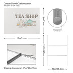Tea Shop 12 x 9 in House Sign