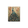 Glamoratti Peacock Mirror Frame Canvas Print 8"x10"