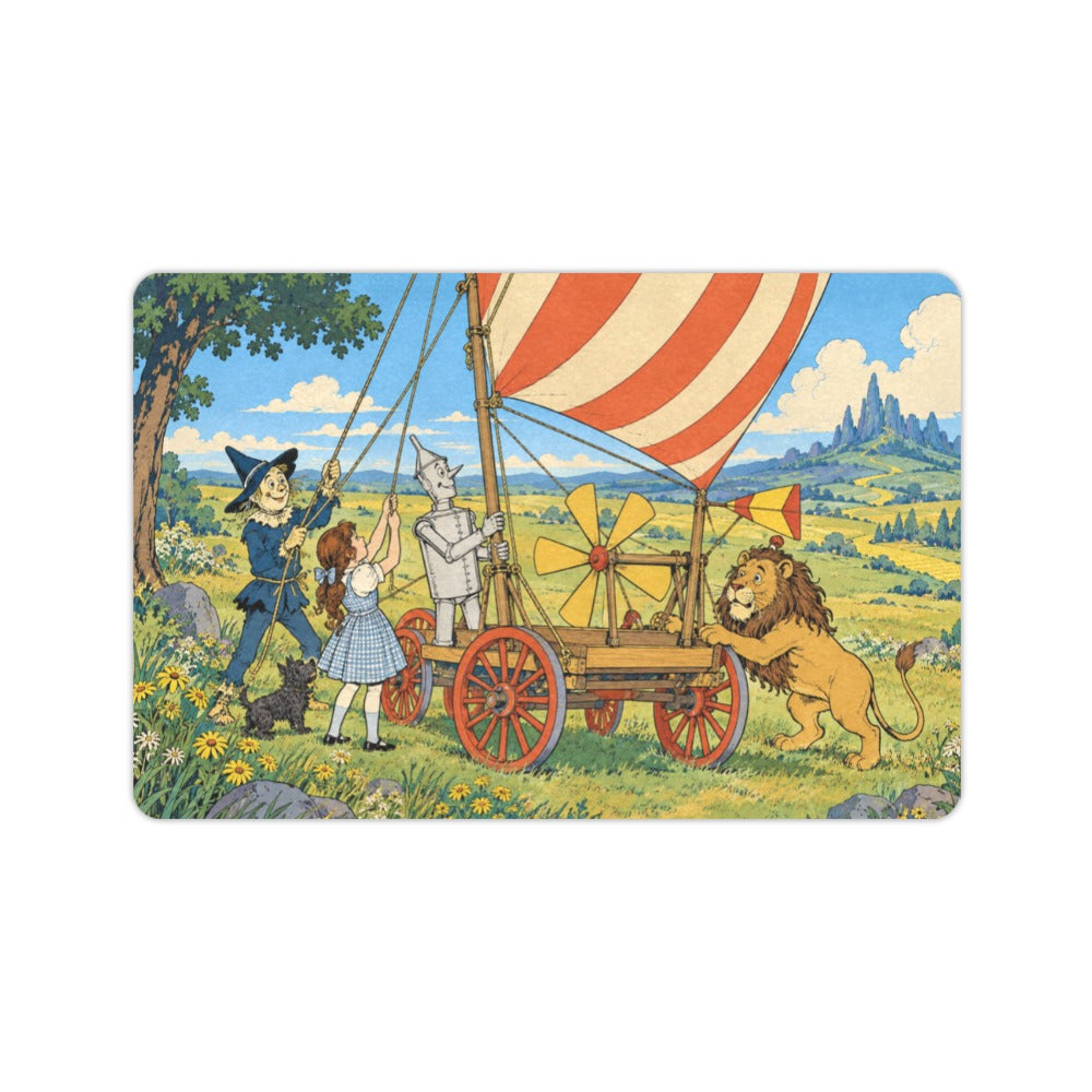 Oz Balloon Cart Prairie 23.6 x 15.7 in Doormat