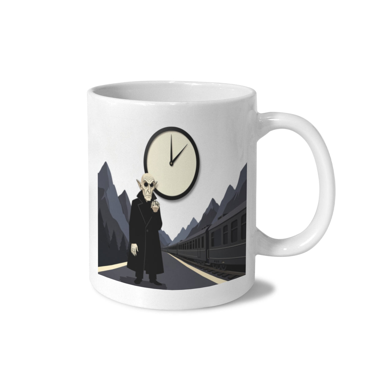 Orlok Mountain Rail 11 oz White Ceramic Mug