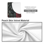 Alice Mirror Hedge Maze Fitted Sheet 39x75x13inch (QUE)