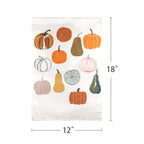 Plaid Pumpkin Cluster 12 x 18 in Garden Flag