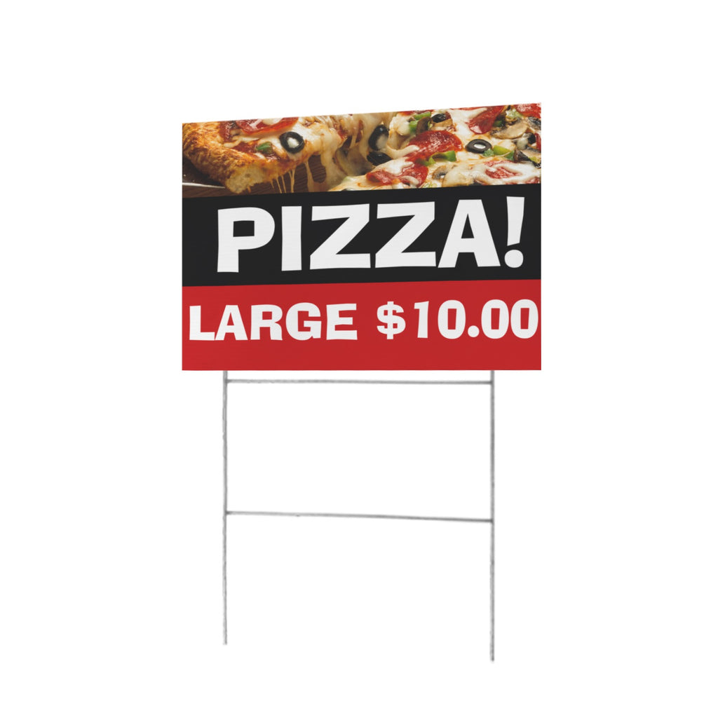 Pizza Sale 12 x 9 in House Sign