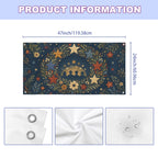 Folk Wreath of Thanks 47 x 24 in Festival Banner