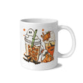 Pumpkin Spice Ghost 11 oz White Ceramic Mug