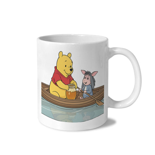 Shepard Pooh Reed Boat Pond 11 oz White Ceramic Mug