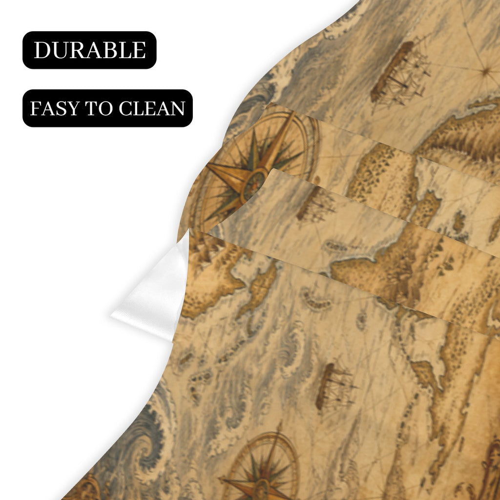 Antique World Map 200cm x 43.1cm Fireplace Cloth (QUE)