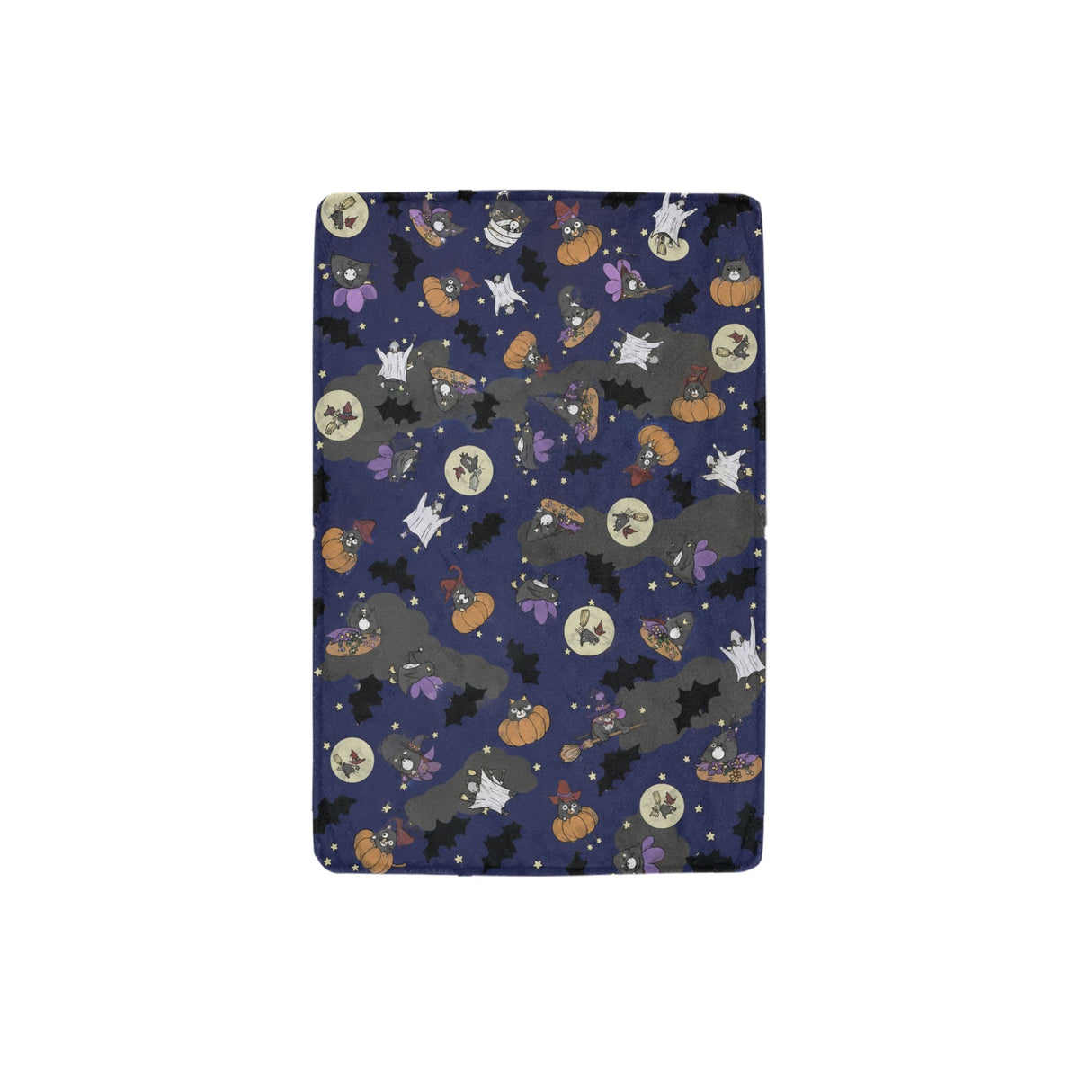 Nocturnal Owl on a Bare Branch 32 x 48 in Micro Fleece Blanket