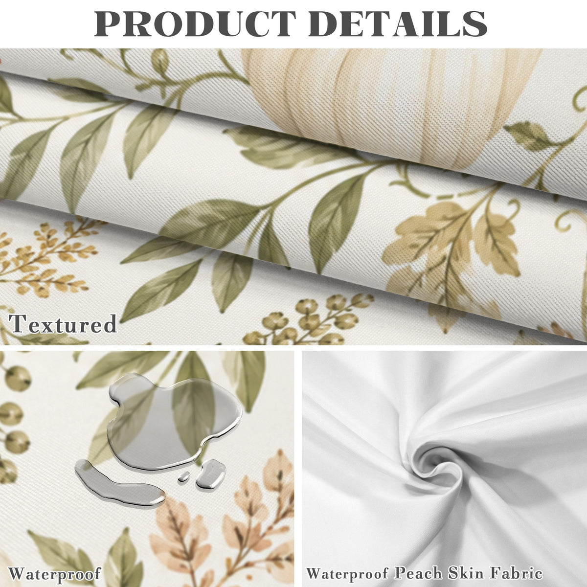 Olive Vine 178cm x 140cm Rectangular Tablecloth 70x55inch (QUE)