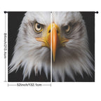 Bald Eagle Fish Flight 52 x 84 in Window Curtain Set