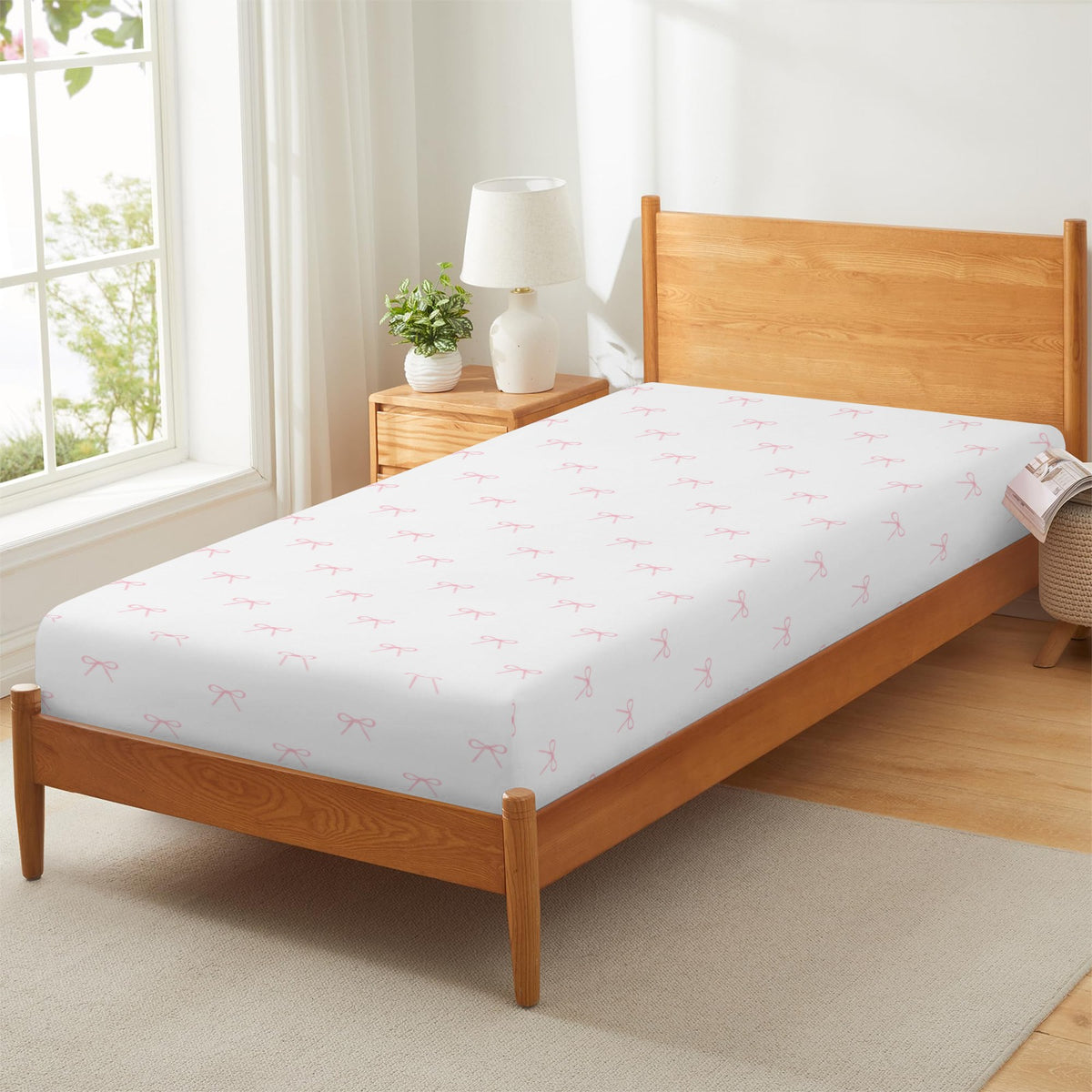 Brass Night Garden Fitted Sheet 39x75x13inch (QUE)