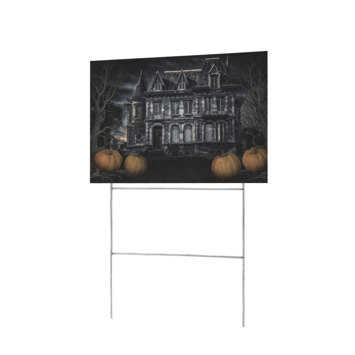 Pumpkin Moon Manor 12 x 9 in House Sign