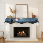 Rooftop Moonlight — 200cm x 43.1cm Fireplace Cloth (QUE)