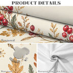 Cranberry 178cm x 140cm Rectangular Tablecloth 70x55inch (QUE)