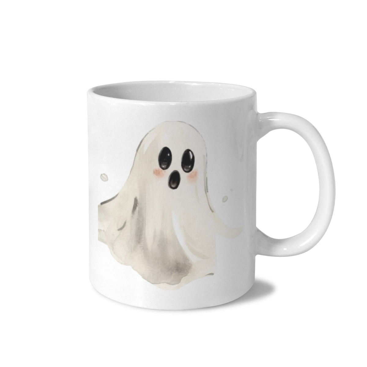 Pumpkin Moon Hot-Air Balloon 11 oz White Ceramic Mug