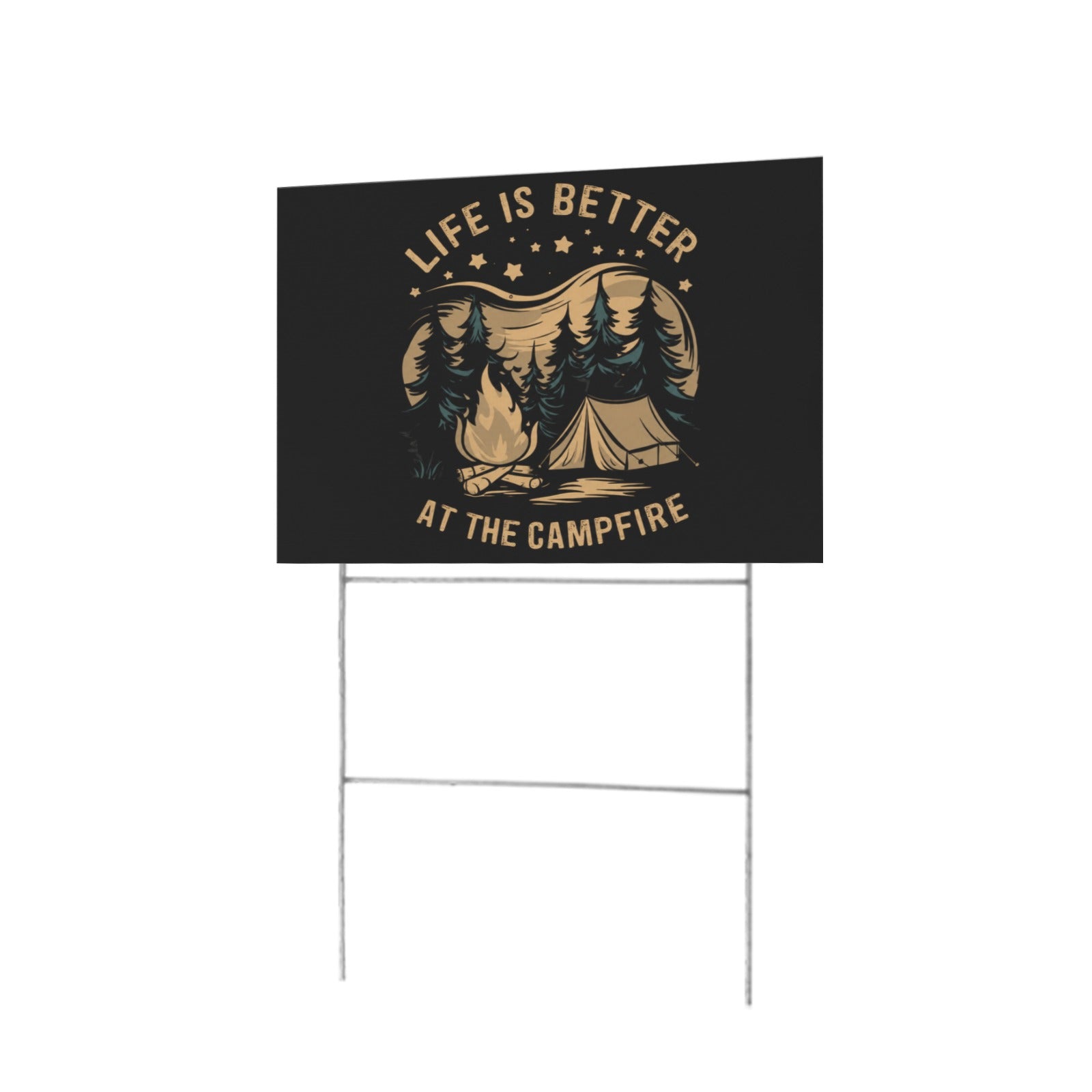 Campfire Life 12 x 9 in House Sign