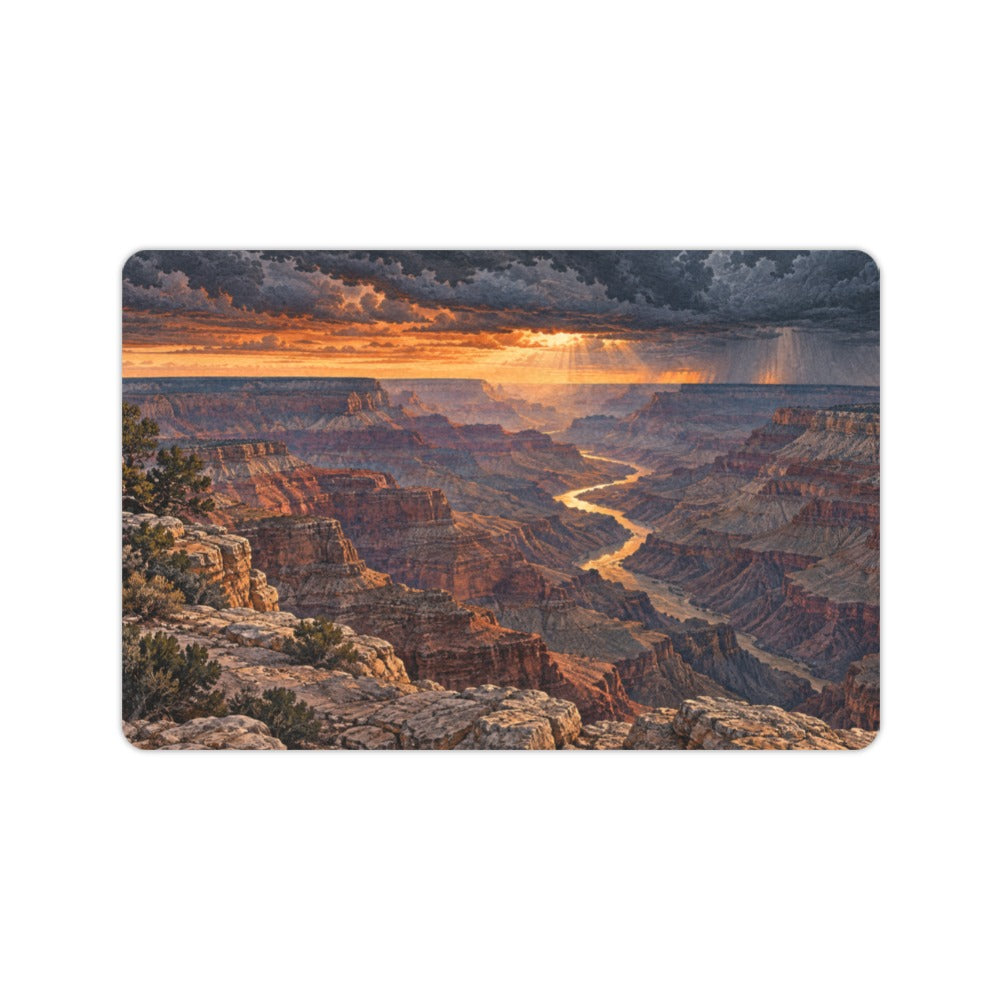 Dusk Grand Canyon River 23.6 x 15.7 in Doormat