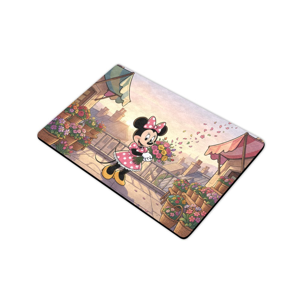 Dawn Rooftop Flower Market Minnie 23.6 x 15.7 in Doormat