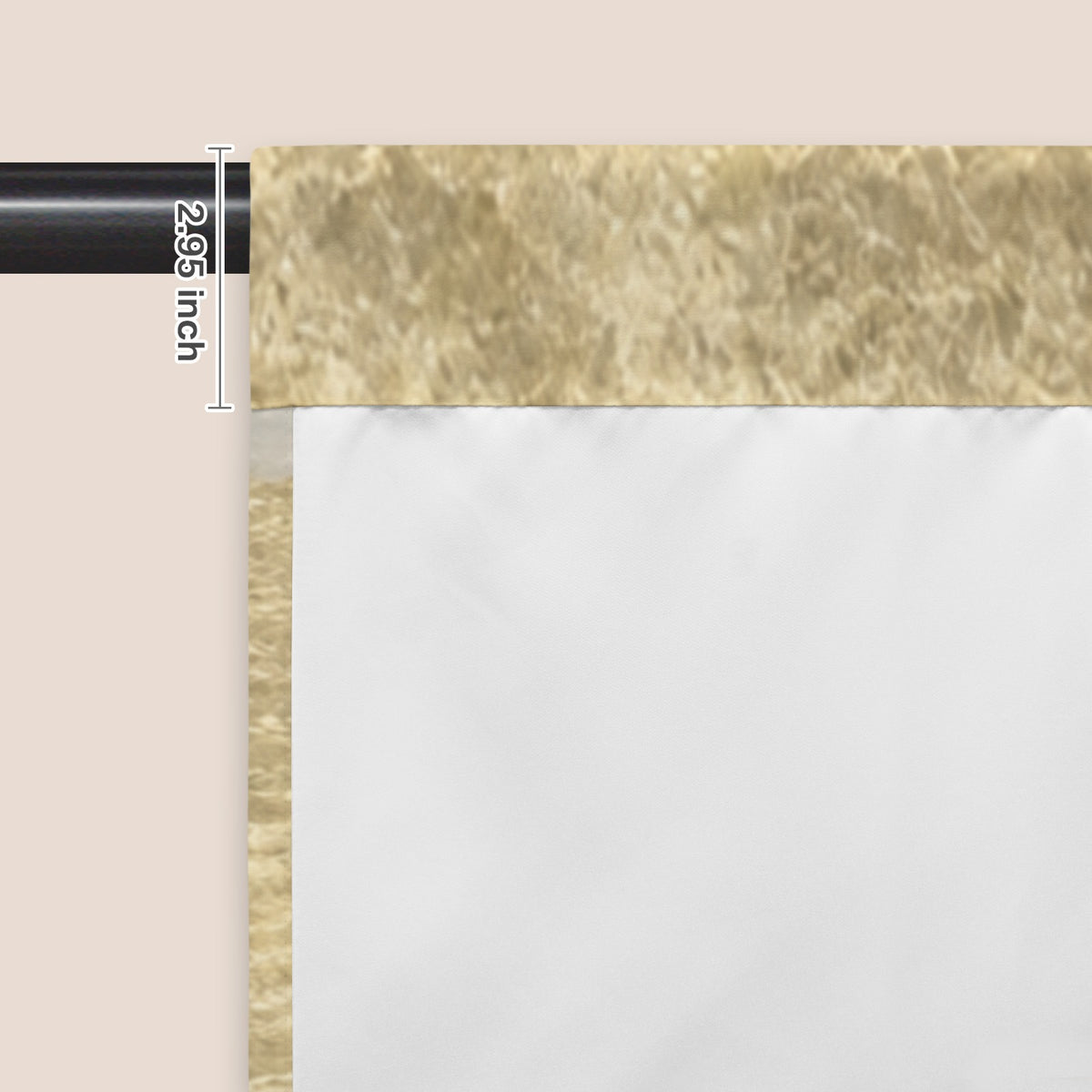 Subzero Sophistication Ice Atrium 51 x 72 in Door Curtain (QUE)