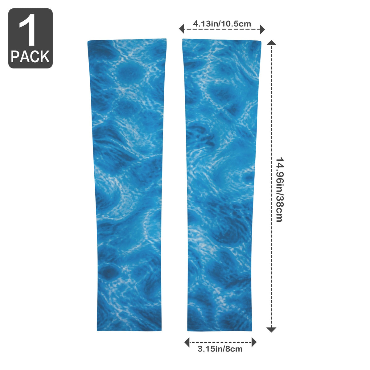 Royal Ripple Flow Arm Sleeves 38cm (1-Pack) (QUE)