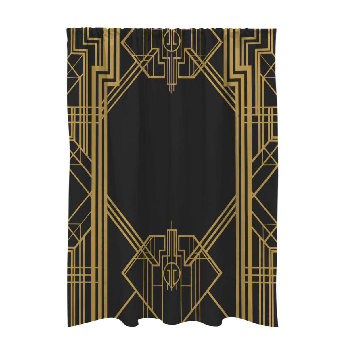 Gatsby Art Deco Skyline 51 x 72 in Door Curtain (QUE)