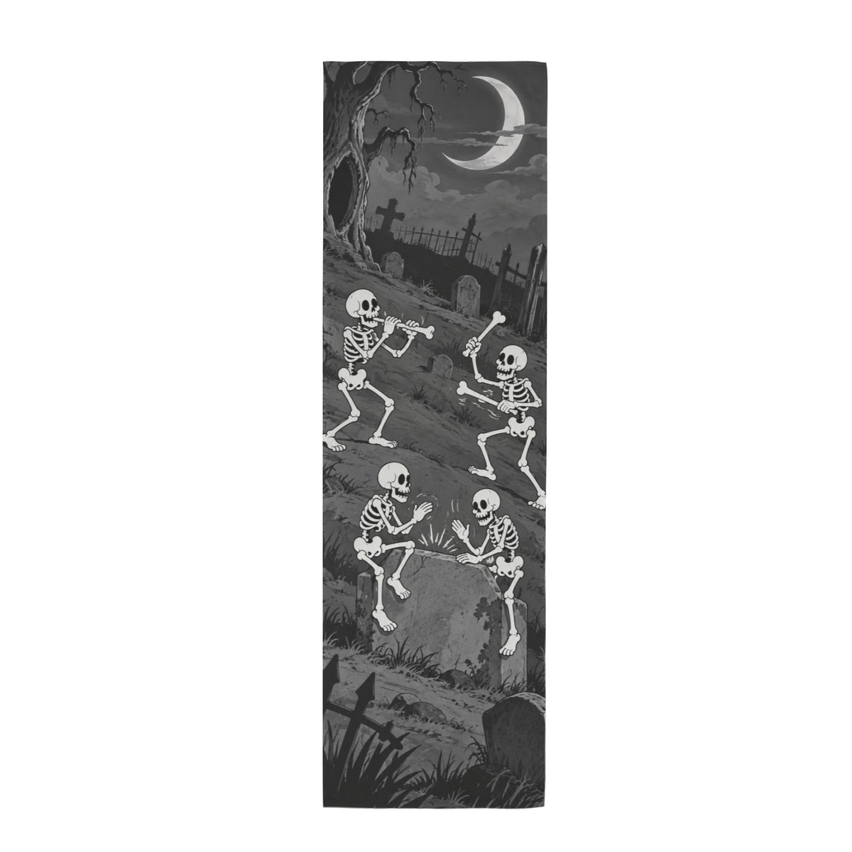 Bone Percussion Hill 12 x 40 in Polyester Peach Skin Tapestry