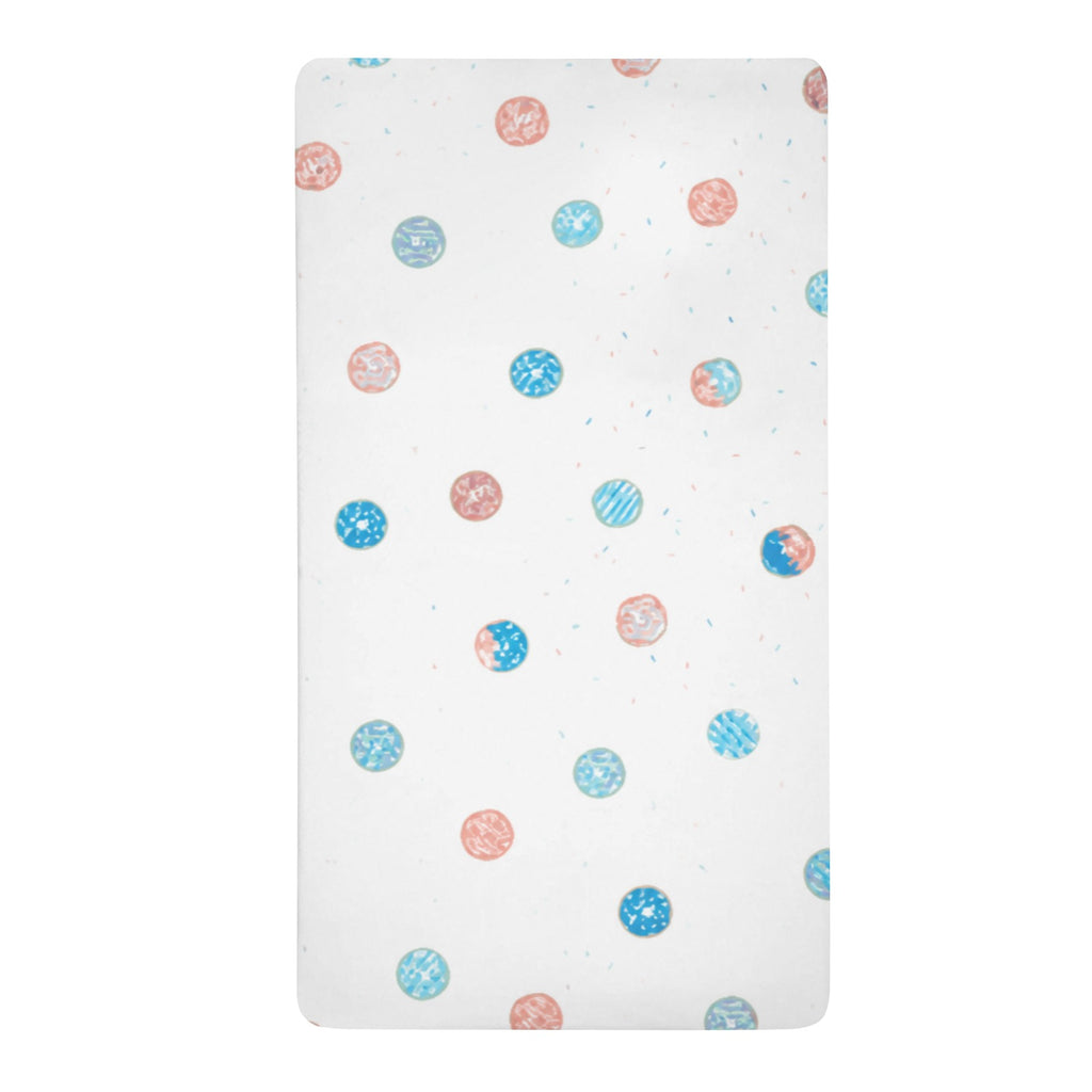 Small Space Big Pattern Fitted Sheet 39x75x13inch (QUE)