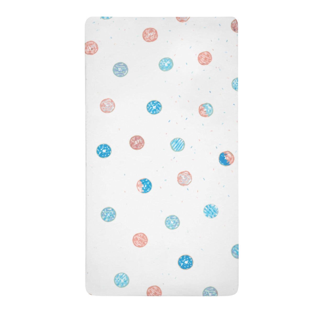 Small Space Big Pattern Fitted Sheet 39x75x13inch (QUE)
