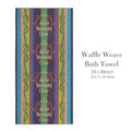 Joyful Maximalist Citrus 29"x58" (QUE) Waffle Weave Bath Towel