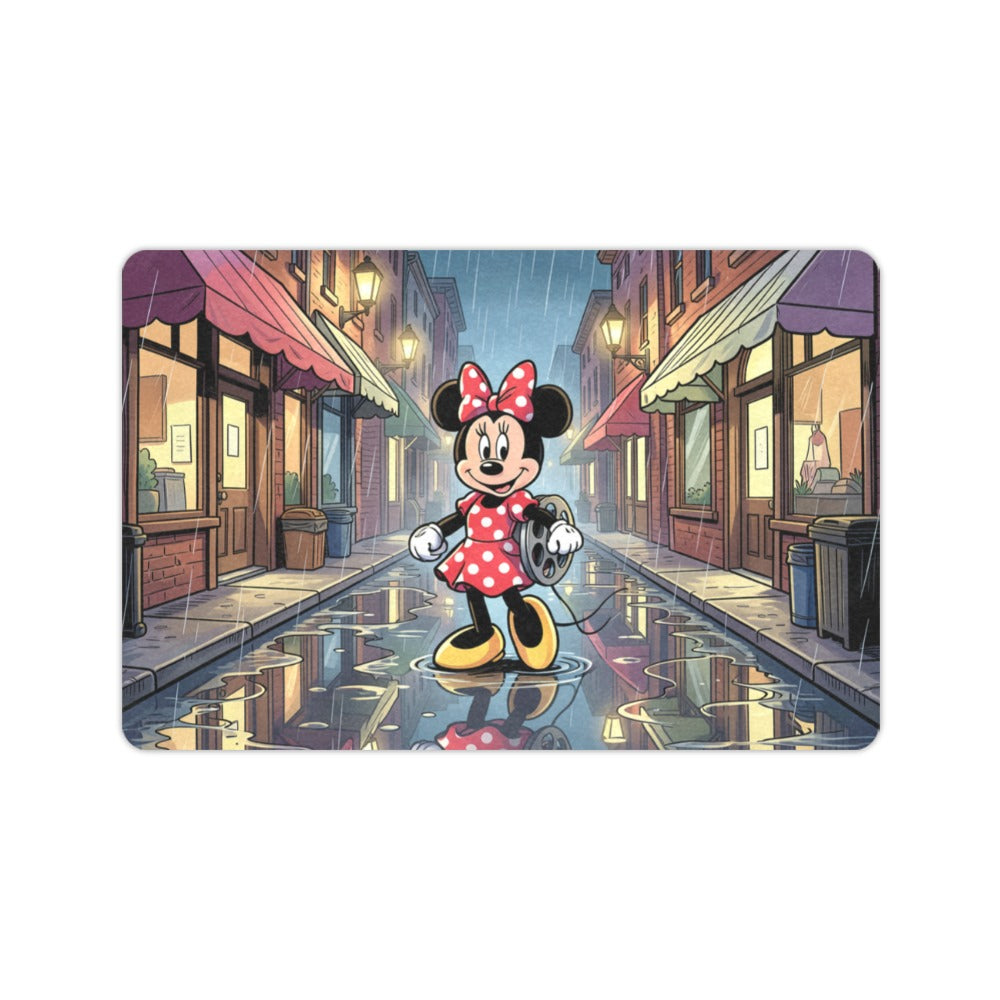 Minnie Rain Film Reel 23.6 x 15.7 in Doormat