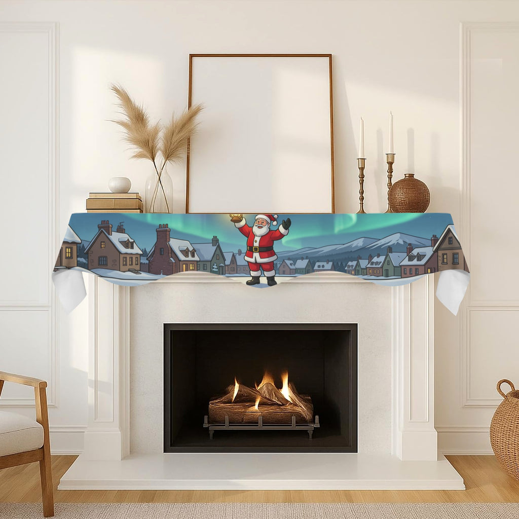 Aurora Chimneys — 200cm x 43.1cm Fireplace Cloth (QUE)