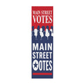 Main Street Votes 12 x 40 in Polyester Peach Skin Tapestry