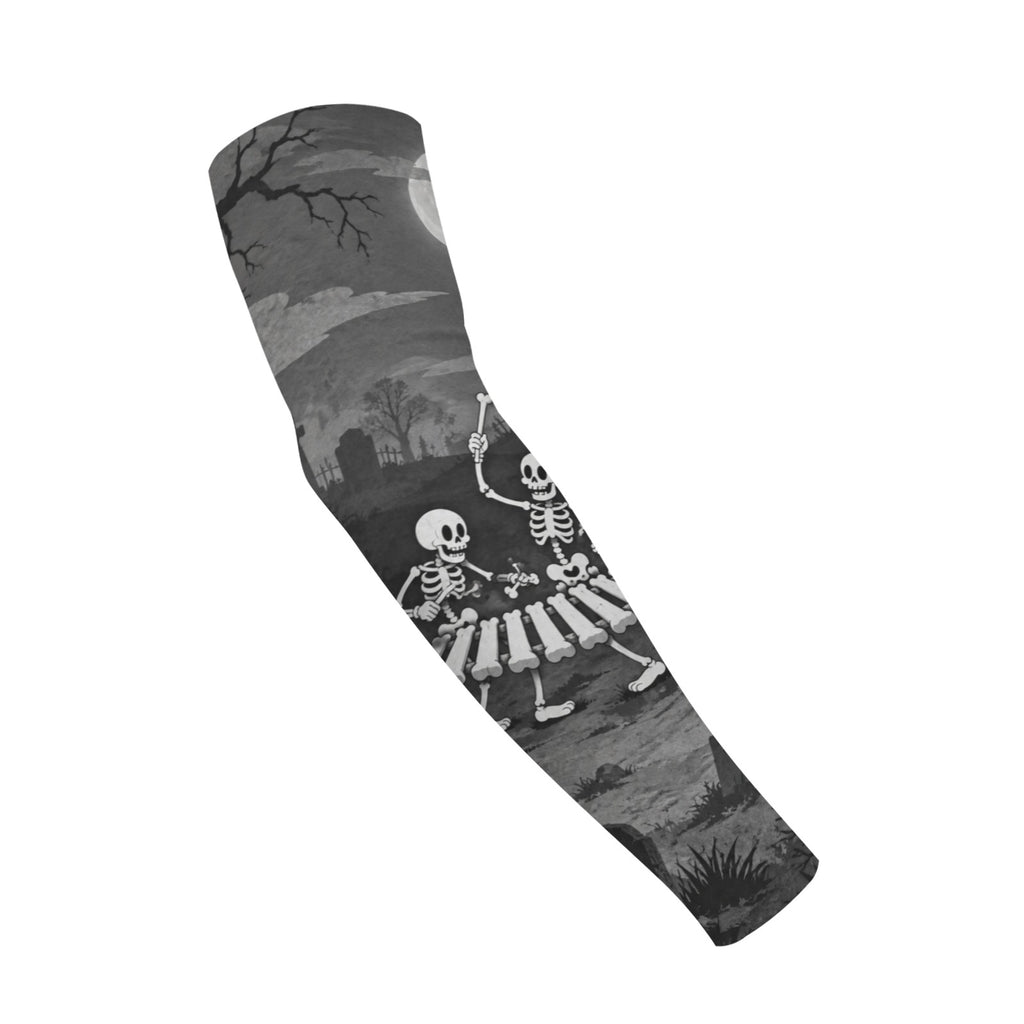 Skeleton Dance Bone Xylophone Arm Sleeves 38cm (1-Pack) (QUE)